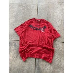 Rocawear Shirt Mens 3XL Red 99 Roc Applique Logo‎ Graphic Tee Hip Hop Streetwear